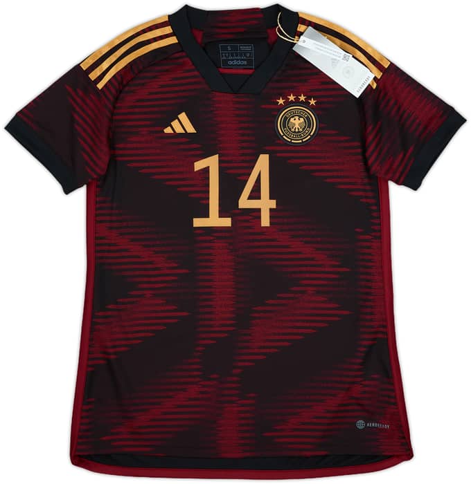 2022-23 Germany Away Shirt Musiala #14 (Women's S)