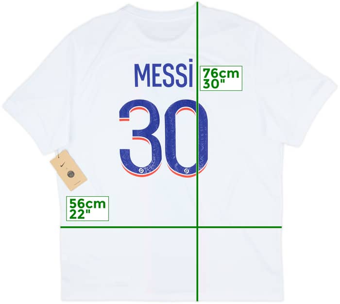 2022-23 Paris Saint-Germain Third Shirt Messi #30 (XL)