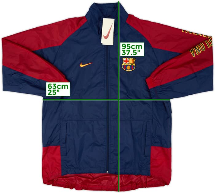 1999-00 Barcelona Nike Rain Jacket (XL)