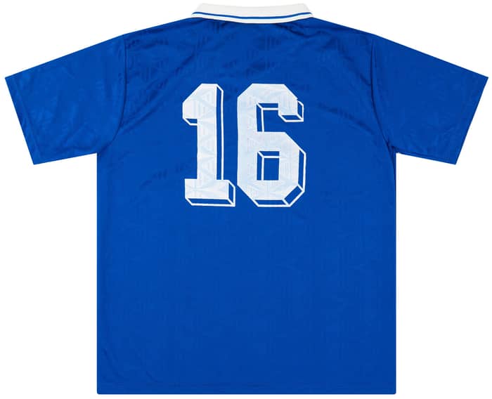 1996 Greece Match Worn Home Shirt #16 (Alexandris) v Denmark