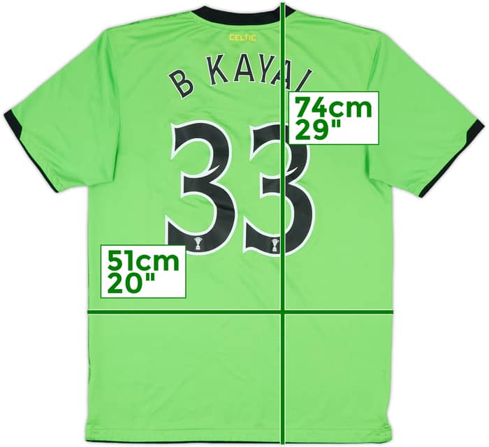 2010-11 Celtic Away Shirt B Kayal #33 - 10/10 - (M)