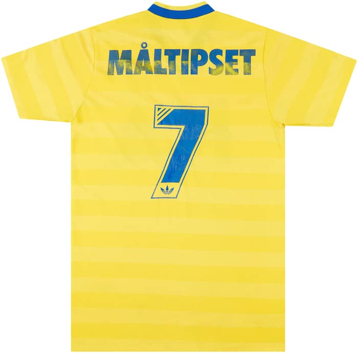 1989 Halmstads Match Issue Away Shirt #7