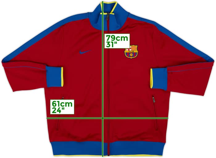 2010-11 Barcelona Nike Track Jacket - 10/10 - (XL)