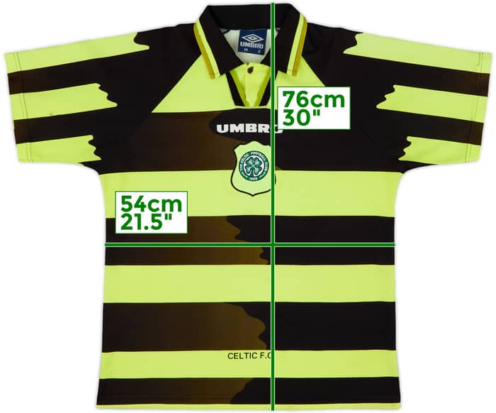 1996-97 Celtic Away Shirt - 7/10 - (M)