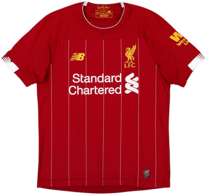 2019-20 Liverpool Home Shirt Virgil #4 - 8/10 - (S)