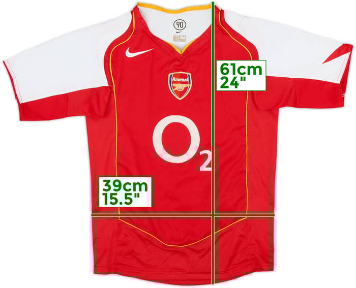 2004-05 Arsenal Home Shirt - 7/10 - (L.Boys)