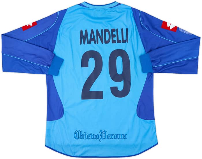 2004-05 Chievo Verona Third L/S Shirt Mandelli #29 - 7/10 - (XL)