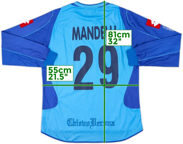 2004-05 Chievo Verona Third L/S Shirt Mandelli #29 - 7/10 - (XL)