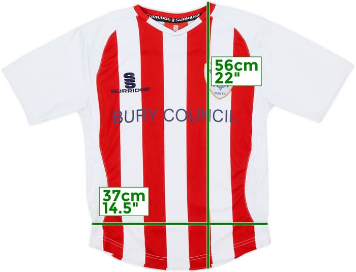 2009-10 Bury Away Shirt - 8/10 - (M.Boys)