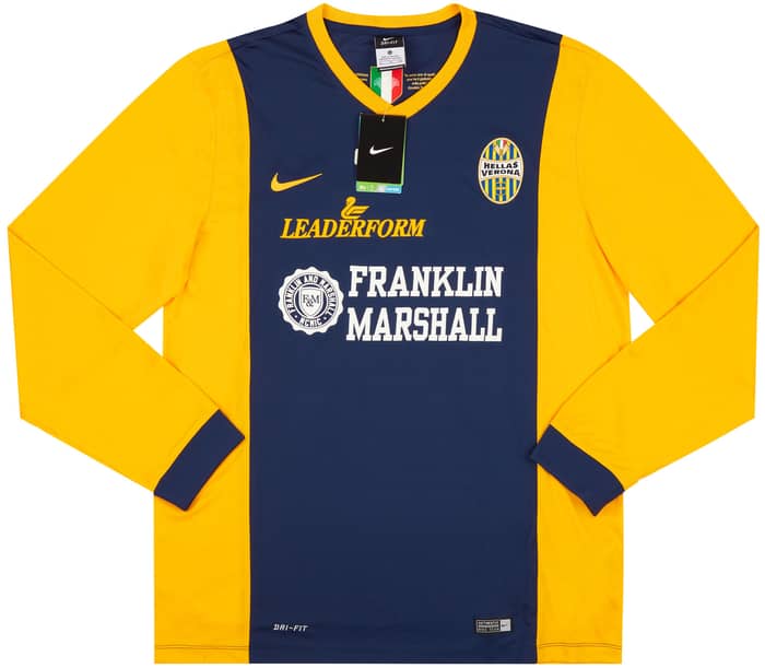 2014-15 Hellas Verona Home L/S Shirt Toni #9