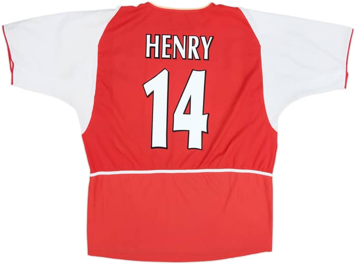 2002-04 Arsenal Camiseta Local Henry #14 - 5/10 - (XXL)