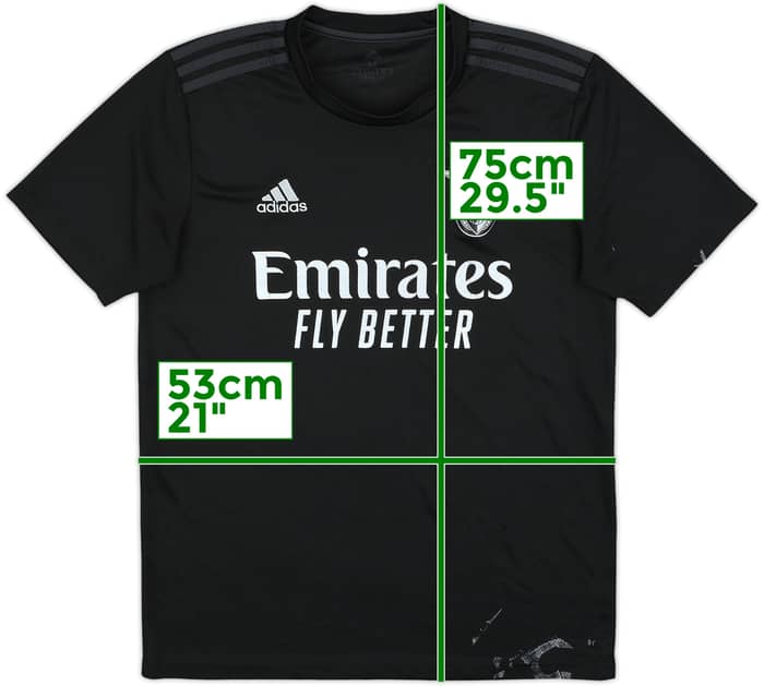 2020-21 Benfica Away Shirt - 6/10 - (M)
