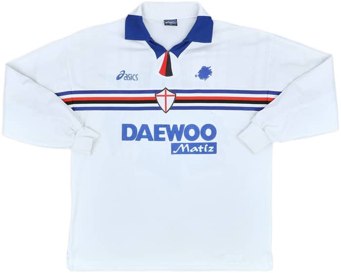 1998-99 Sampdoria Away L/S Shirt - 6/10 - (XL)