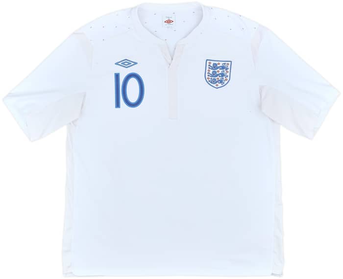 2010-11 England Home Shirt Rooney #10 - 6/10 - (XXL)