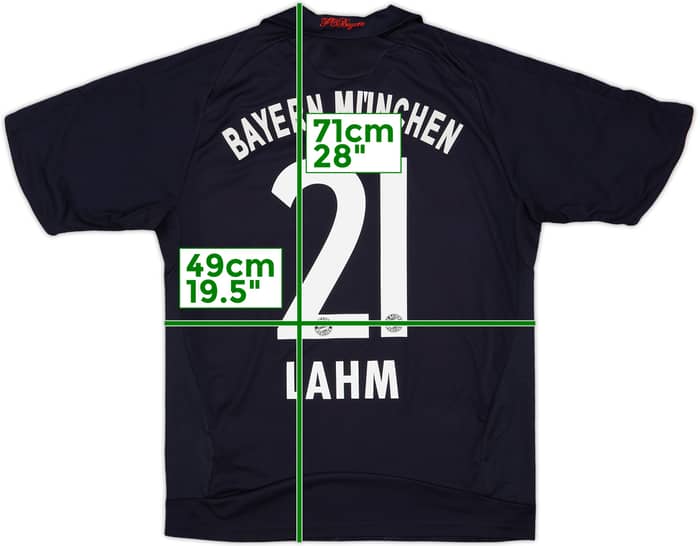 2008-09 Bayern Munich Away Shirt Lahm #21 - 8/10 - (XL.Boys)