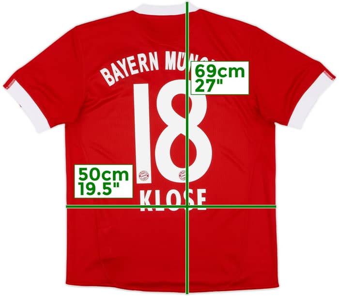 2009-10 Bayern Munich Home Shirt Klose #18 - 8/10 - (XL.Boys)