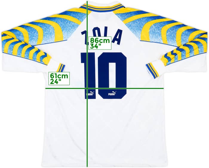 1995-97 Parma Home L/S Shirt Zola #10 (XL)