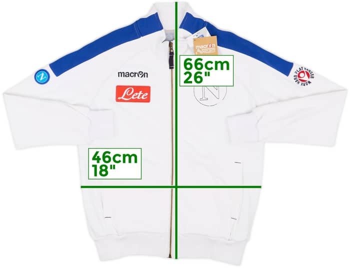 2009-10 Napoli Macron Track Jacket (XS)