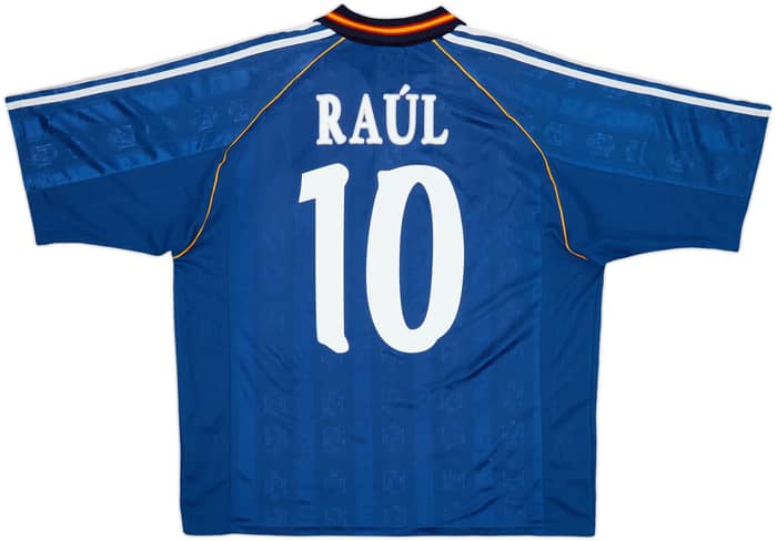 1999-00 Spain Away Shirt Raul #10 - 9/10 - (XL)