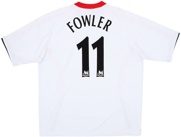 2005-06 Liverpool Away Shirt Fowler #11 - 9/10 - (XL)