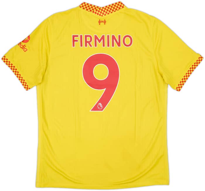 2021-22 Liverpool Third Shirt Firmino #9 - 6/10 - (L)
