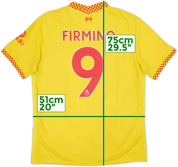 2021-22 Liverpool Third Shirt Firmino #9 - 6/10 - (L)