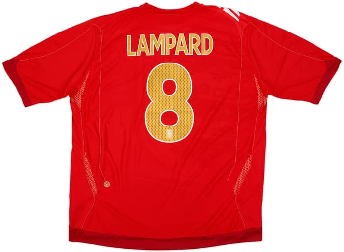 2006-08 England Away Shirt Lampard #8 - 5/10 - (XXL)