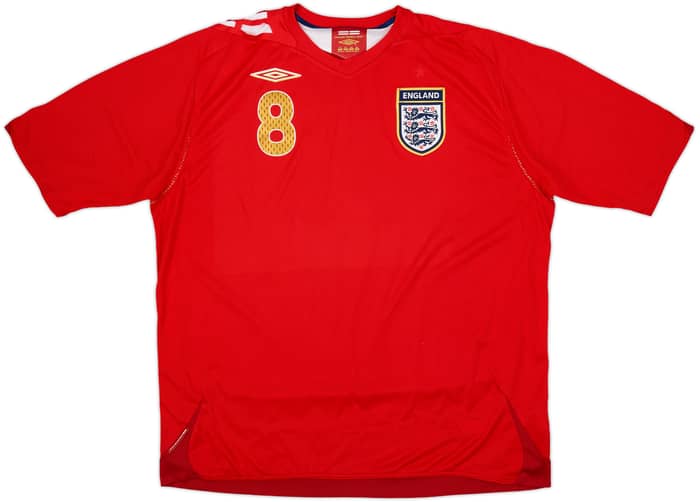 2006-08 England Away Shirt Lampard #8 - 5/10 - (XXL)