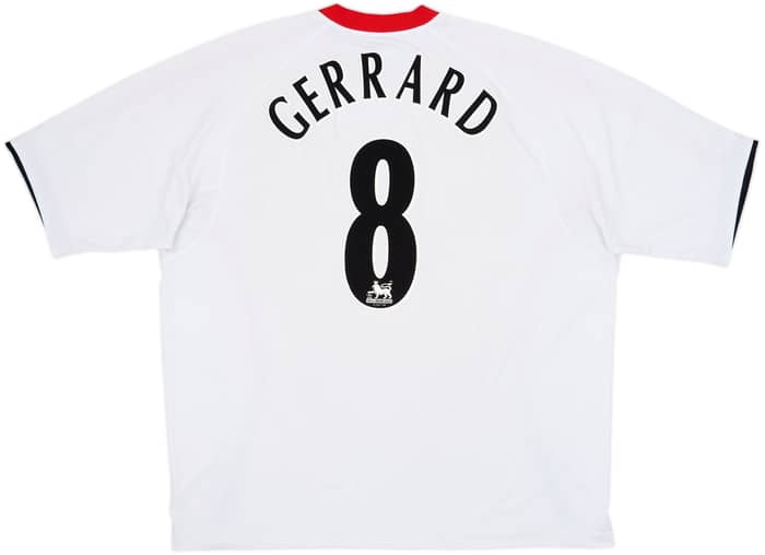 2005-06 Liverpool Away Shirt Gerrard #8 - 7/10 - (XXL)