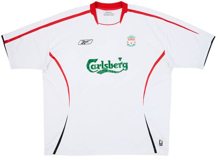 2005-06 Liverpool Away Shirt Gerrard #8 - 7/10 - (XXL)