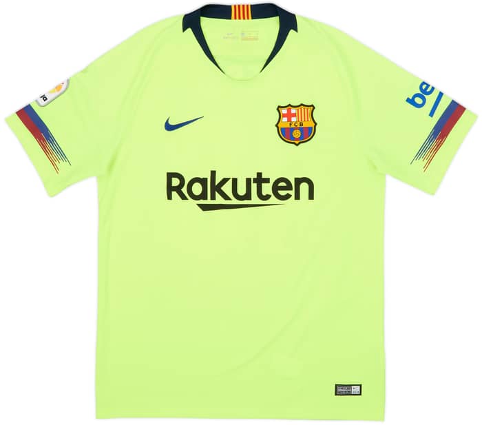 2018-19 Barcelona Away Shirt Messi #10 - 10/10 - (M)
