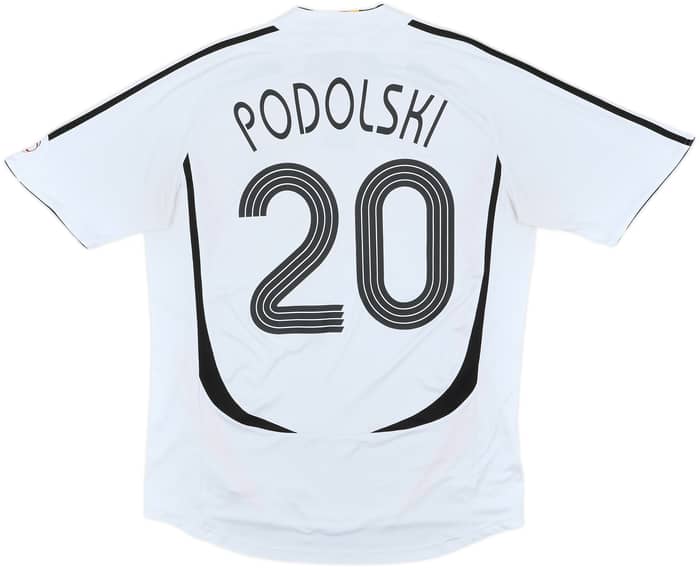 2005-07 Germany Home Shirt Podolski #20 - 8/10 - (L)