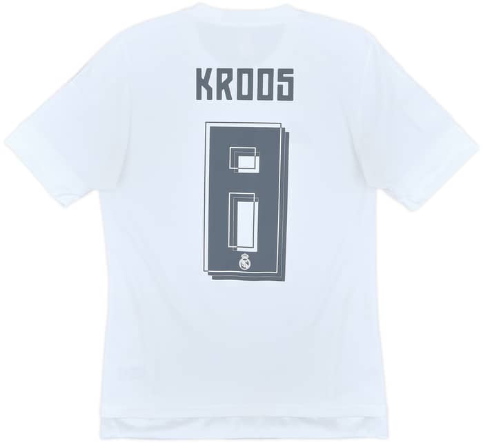2015-16 Real Madrid Home Shirt Kroos #8 - 6/10 - (S)