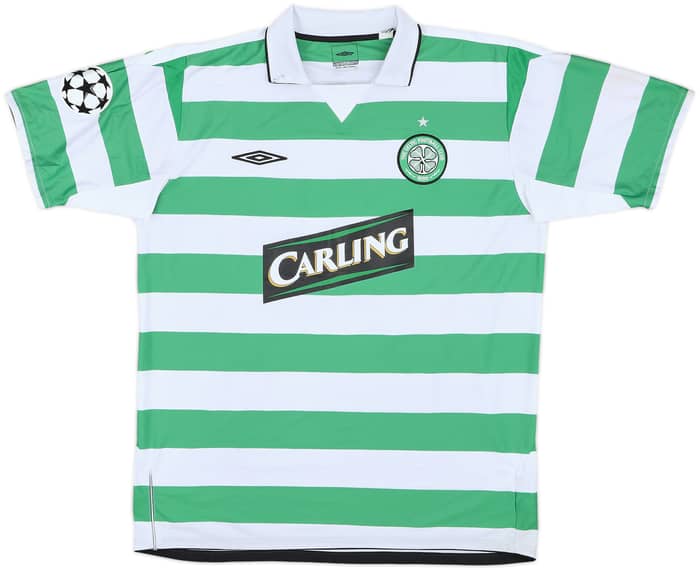 2004-05 Celtic Home Shirt Petrov #19 - 8/10 - (XL)