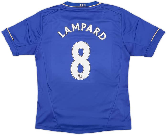 2012-13 Chelsea Home Shirt Lampard #8 - 9/10 - (S.Boys)