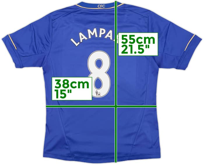 2012-13 Chelsea Home Shirt Lampard #8 - 9/10 - (S.Boys)