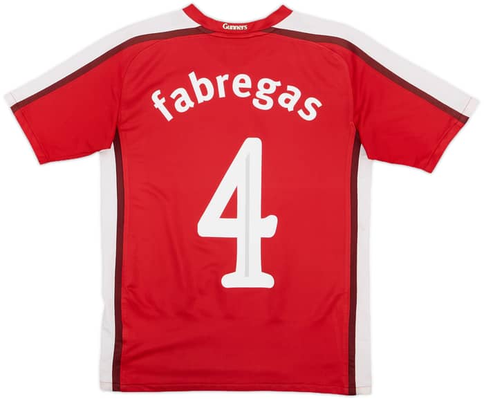 2008-10 Arsenal Home Shirt Fabregas #4 - 9/10 - (L.Boys)