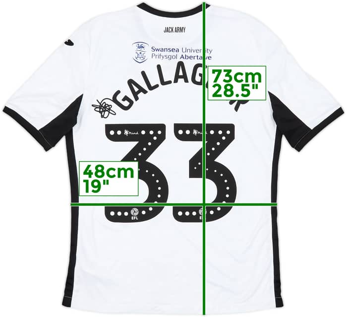 2019-20 Swansea Home Shirt Gallagher #33 (S)
