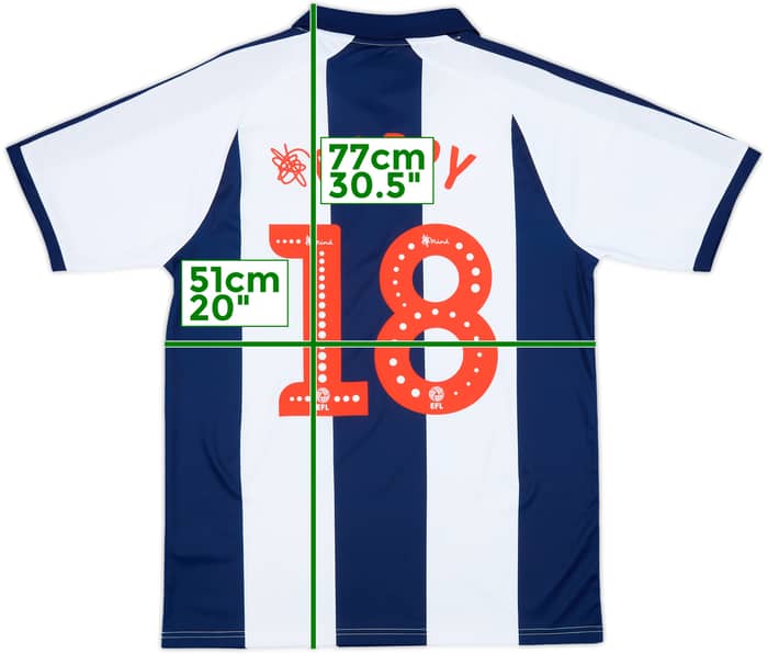 2018-19 West Brom Home Shirt Barry #18 (L)