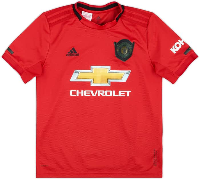 2019-20 Manchester United Home Shirt B.Fernandes #18 - 7/10 - (M.Boys)