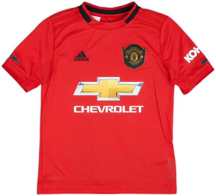 2019-20 Manchester United Home Shirt B.Fernandes #18 - 8/10 - (S.Boys)