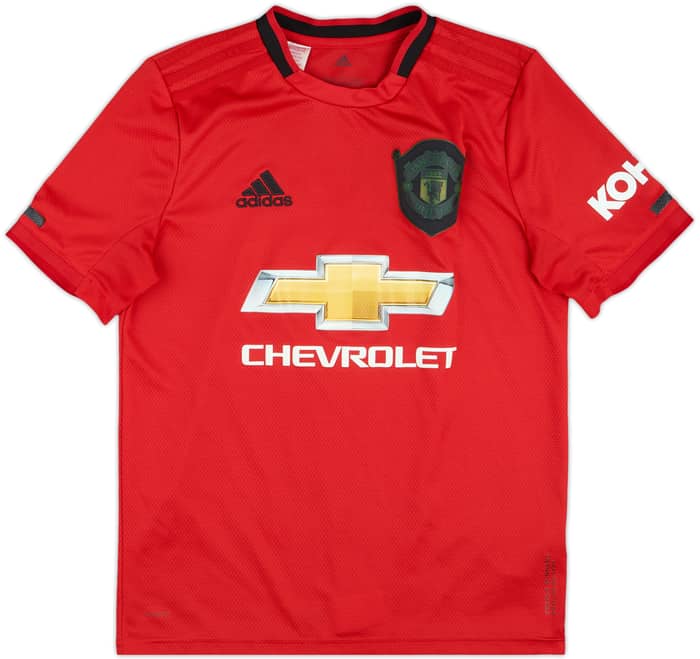 2019-20 Manchester United Home Shirt B.Fernandes #18 - 7/10 - (L.Boys)
