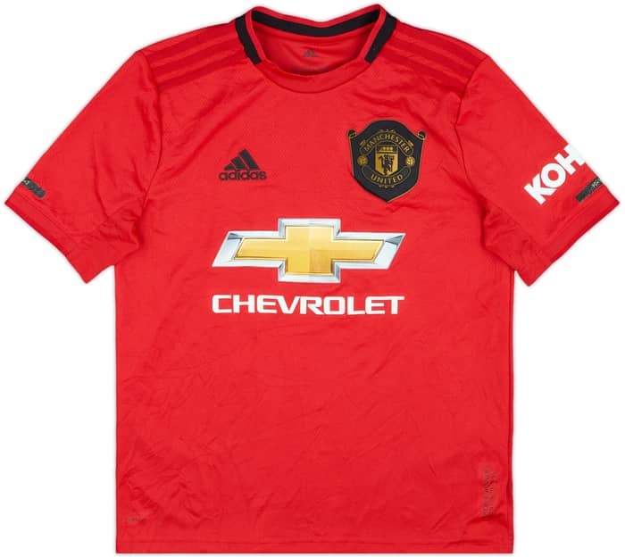 2019-20 Manchester United Home Shirt B.Fernandes #18 - 9/10 - (L.Boys)