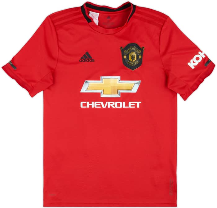 2019-20 Manchester United Home Shirt B.Fernandes #18 - 9/10 - (XL.Boys)