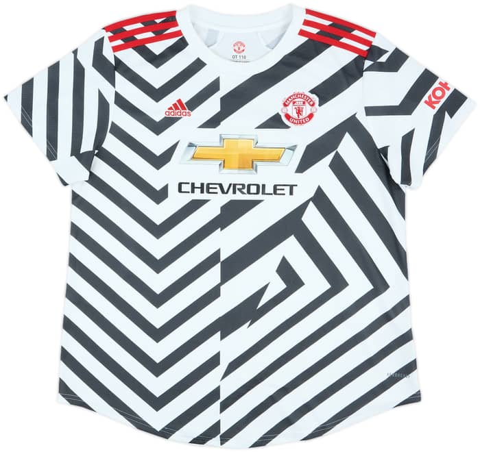 2020-21 Manchester United Third Shirt B.Fernandes #18 - 8/10 - (Women's XL)