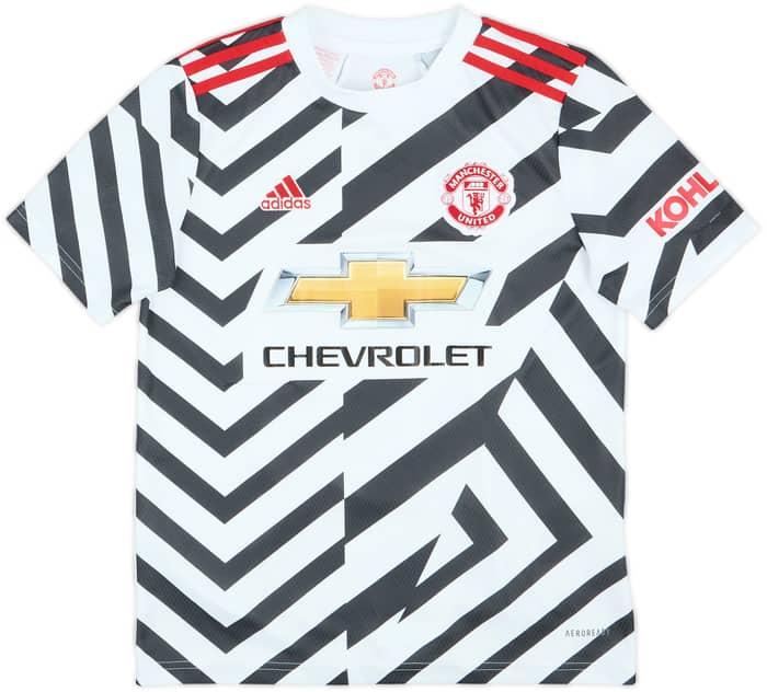 2020-21 Manchester United Third Shirt B.Fernandes #18 - 9/10 - (M.Boys)