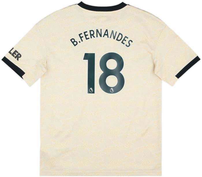 2019-20 Manchester United Away Shirt B.Fernandes #18 - 8/10 - (XL.Boys)