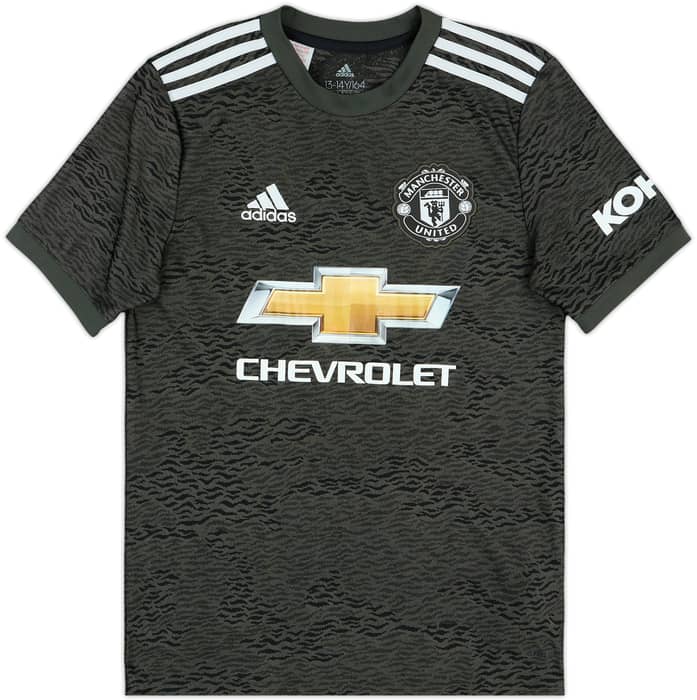 2020-21 Manchester United Away Shirt B.Fernandes #18 - 8/10 - (L.Boys)