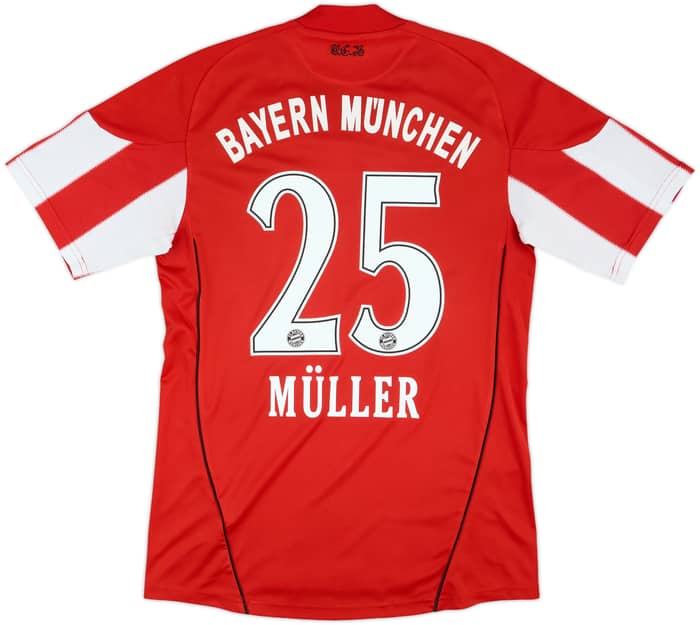 2010-11 Bayern Munich Home Shirt Muller #25 - 10/10 - (S)