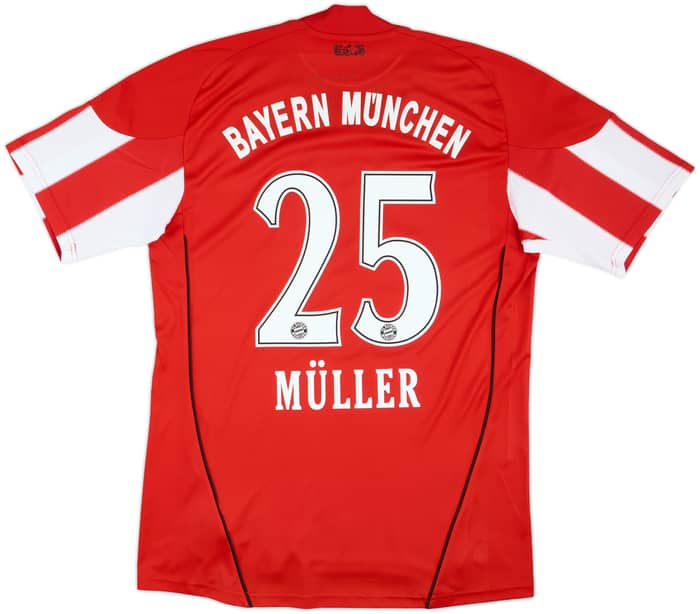 2010-11 Bayern Munich Home Shirt Muller #25 - 7/10 - (M)